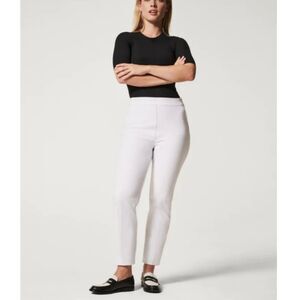 Spanx Women's 20372R Size M Classic White Silver Lining Slim Straight Pants NWT
